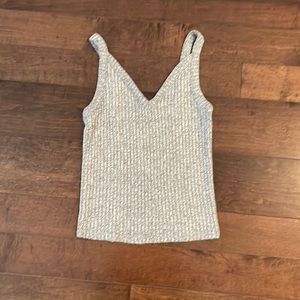 Heather gray American eagle tank top